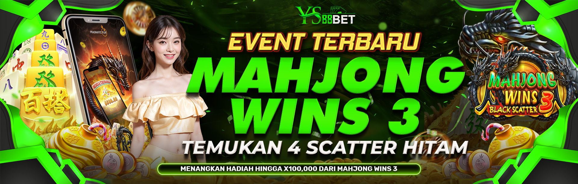 EVENT SLOT MAHJONG SCATTER HITAM YS88BET