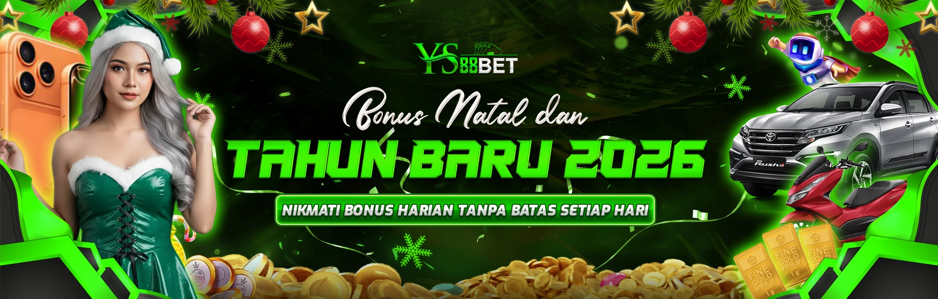 BONUS HARI RAYA NATAL DAN TAHUN BARU 2026 YS88BET